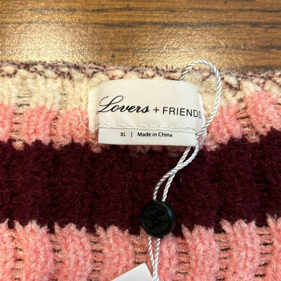 Lovers + Friends V-neck Stripe Sweater - Picture 5 of 8